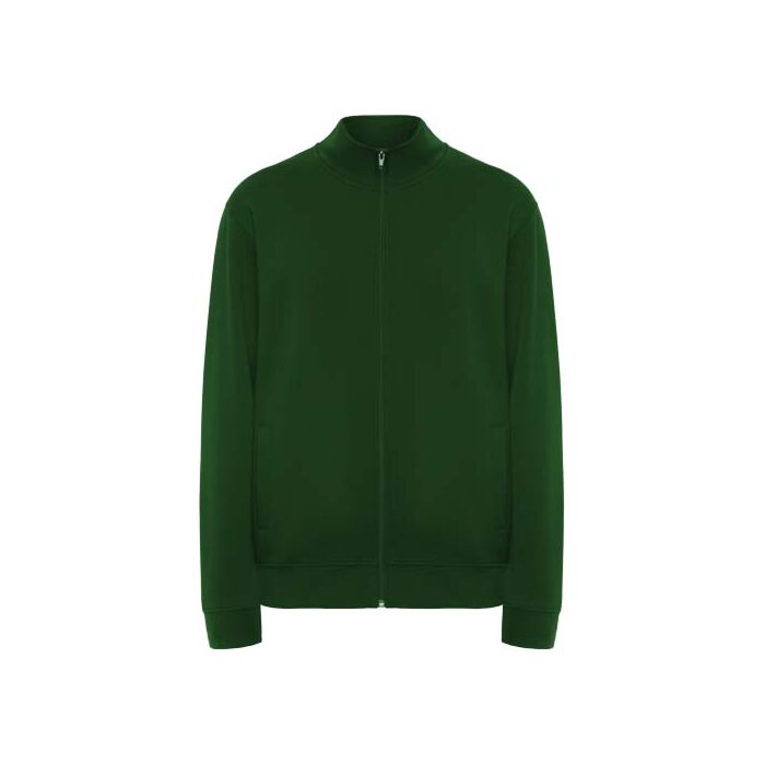 Ulan bluza unisex z zamkiem błyskawicznym na całej długości-Butelkowa zieleń