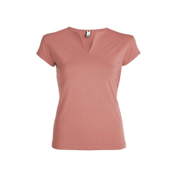 Belice koszulka damska z krótkim rękawem-Clay Orange