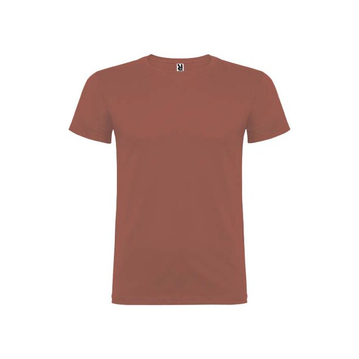 Beagle koszulka męska z krótkim rękawem-Brick red