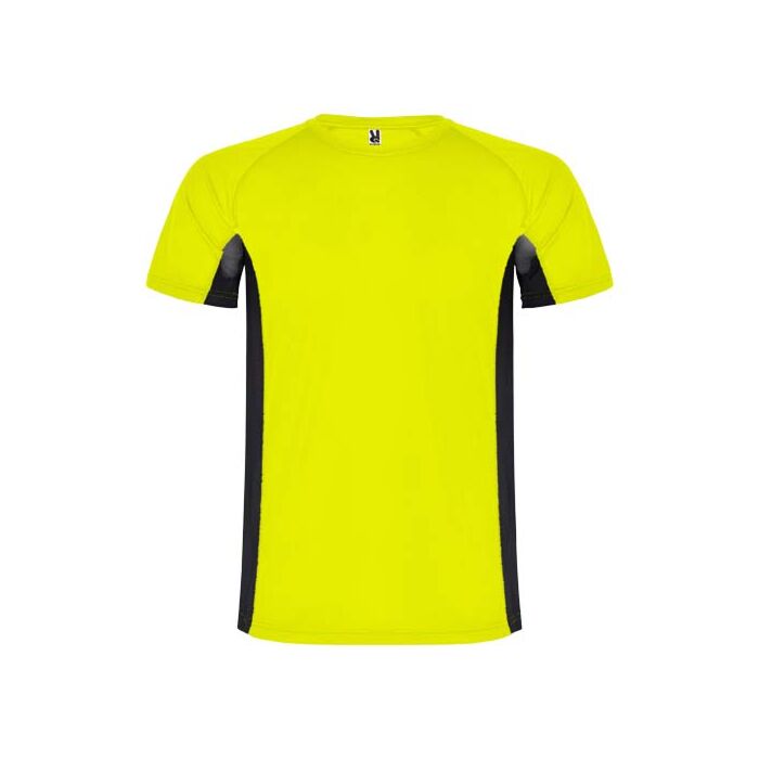 Shanghai sportowa koszulka męska z krótkim rękawem-Fluor Yellow