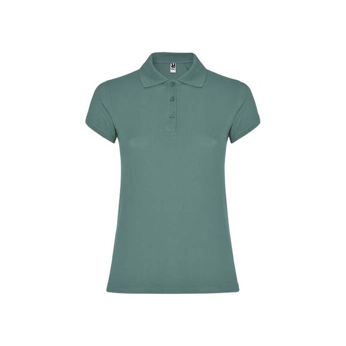 Star koszulka damska polo z krótkim rękawem-Calm Blue