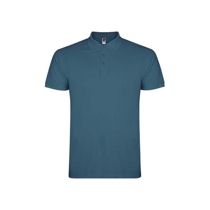 Star koszulka męska polo z krótkim rękawem-Storm blue