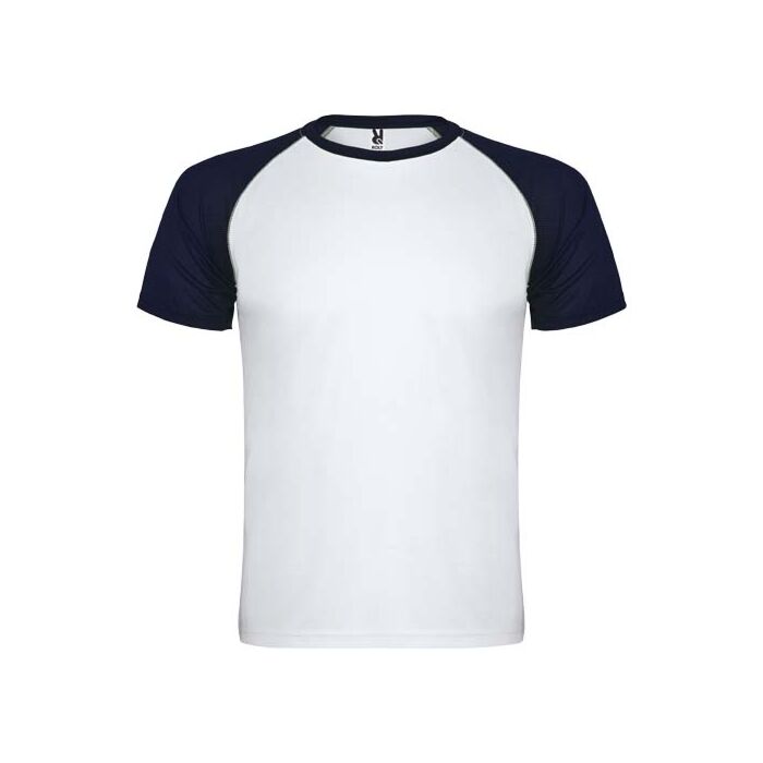 Indianapolis sportowa koszulka unisex z krótkim rękawem-Biały