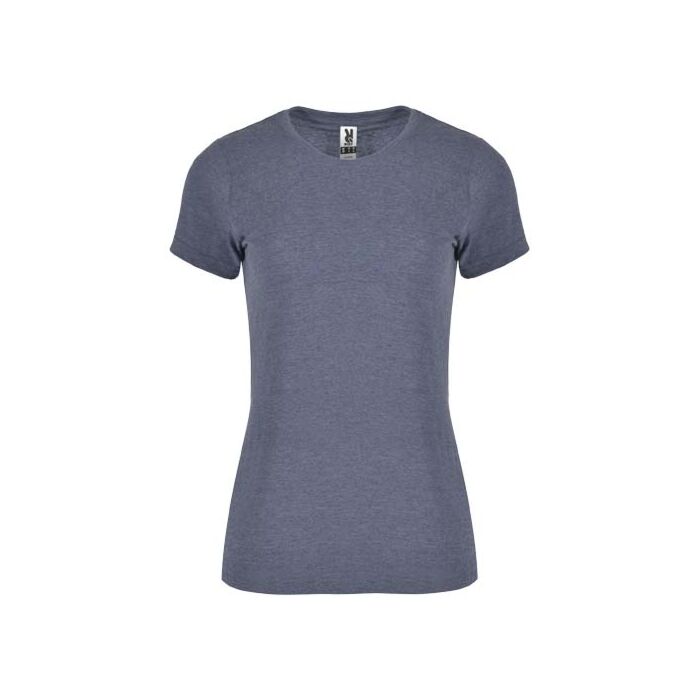 Fox koszulka damska z krótkim rękawem-Heather Denim Blue