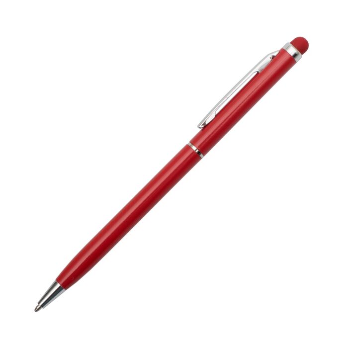 Długopis aluminiowy Touch Tip, srebrny