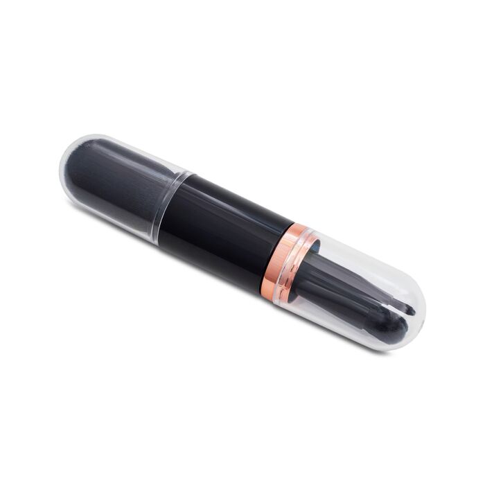 Pędzelki do makijażu w etui Bella, czarny