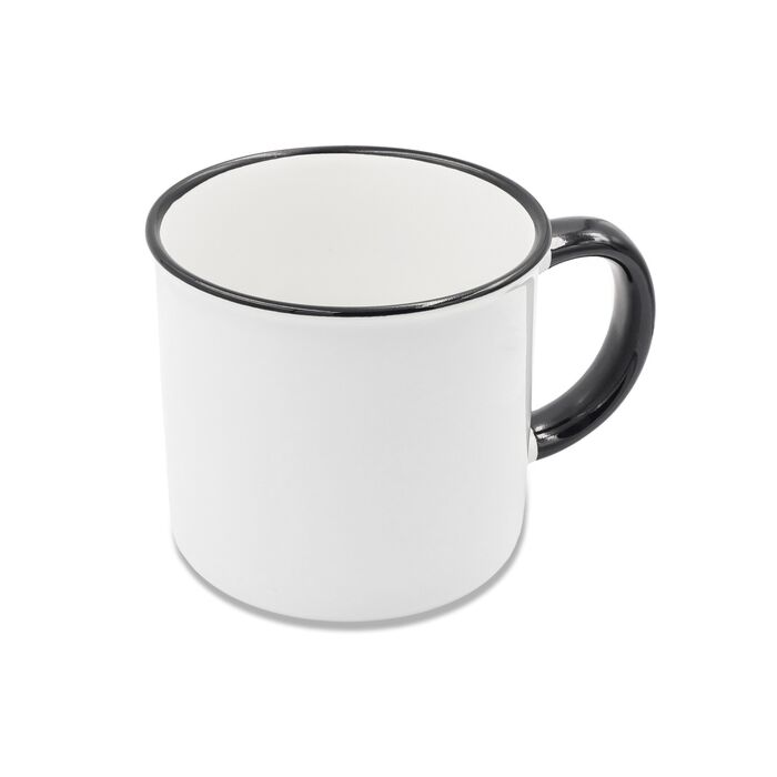 Kubek z powłoką sublimacyjną Ars 400 ml, czarny Kubek z powłoką sublimacyjną Ars 400 ml, czarny