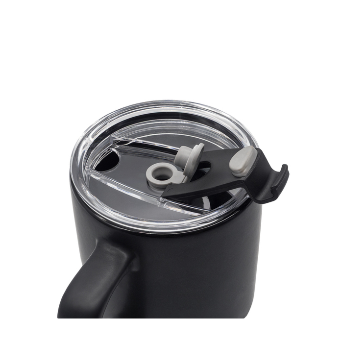 Kubek ceramiczny Azzurro 440 ml, czarny