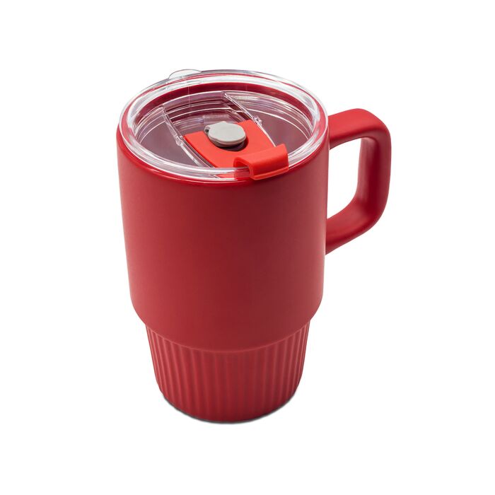 Kubek ceramiczny Azzurro 440 ml, czerwony