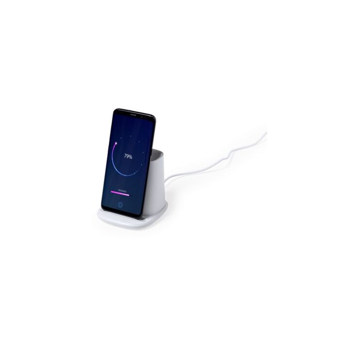 Ładowarka bezprzewodowa 5W, hub USB 2.0, pojemnik na przybory do pisania, stojak na telefon
