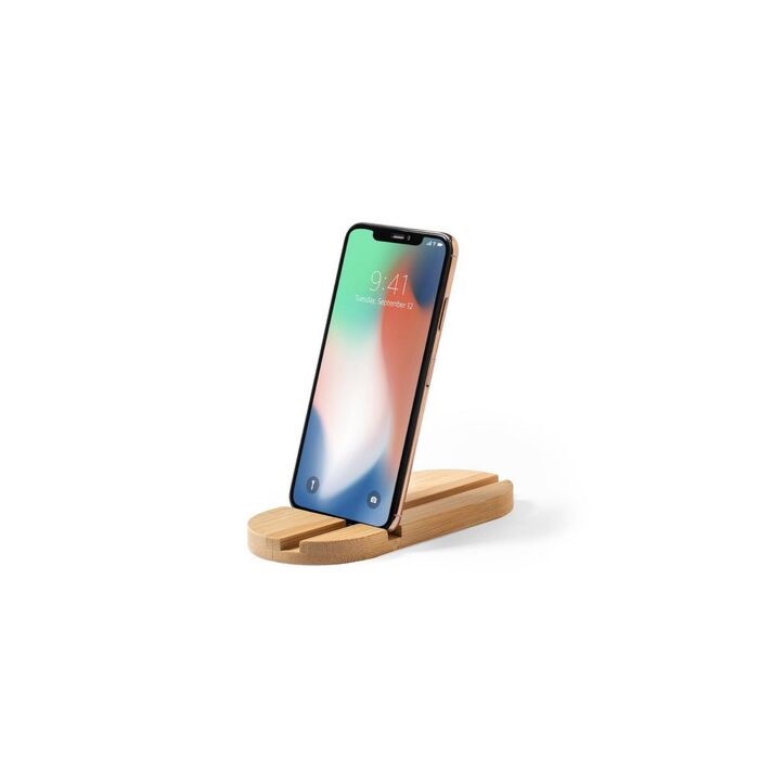 Bambusowy stojak na telefon, stojak na tablet