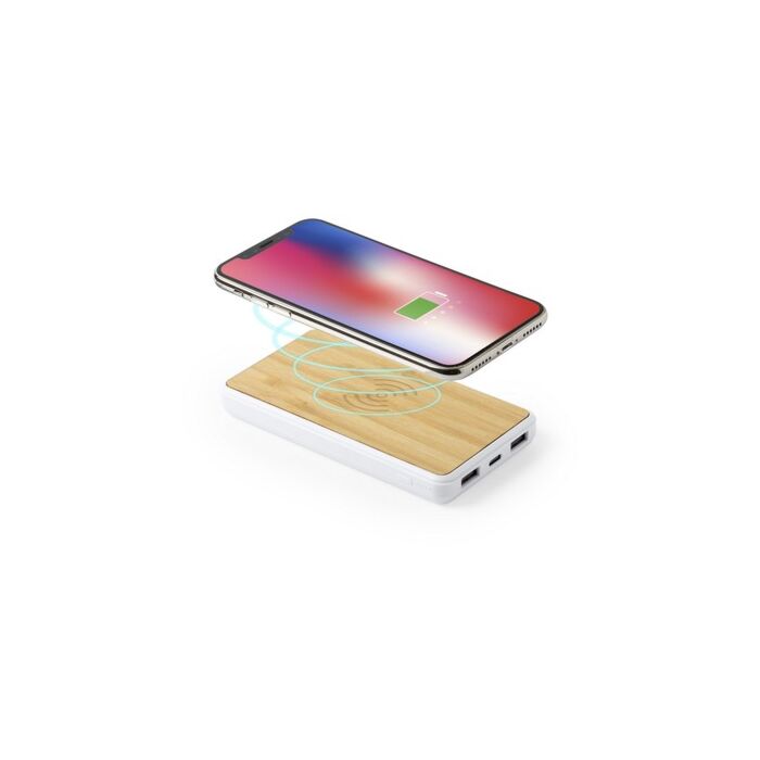 Bezprzewodowy power bank 8000 mAh, ładowarka bezprzewodowa 5W