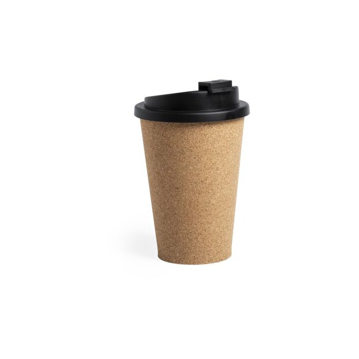 Korkowy kubek podróżny 350 ml z wieczkiem