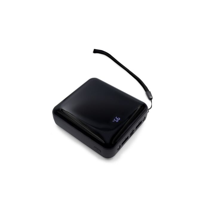 Power bank 10000 mAh, 3 kable do ładowania w komplecie | Tim