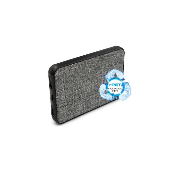 Power bank 5000 mAh RPET | Russo