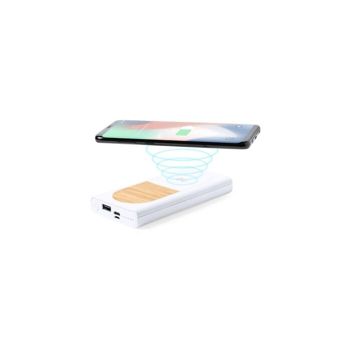 Bezprzewodowy power bank 8000 mAh, ładowarka bezprzewodowa 15W