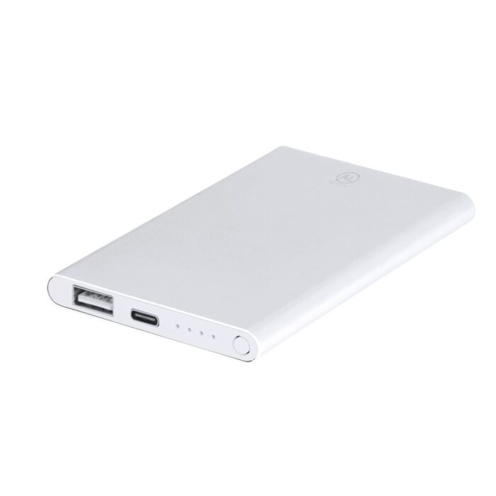 Power bank 4000 mAh z aluminium z recyklingu Power bank 4000 mAh z aluminium z recyklingu