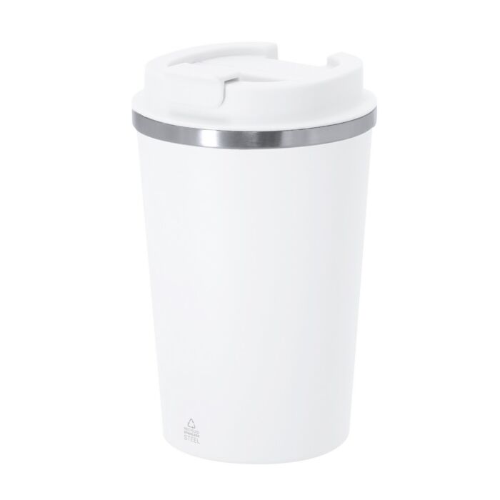 Kubek termiczny 350 ml ze stali nierdzewnej z recyklingu Kubek termiczny 350 ml ze stali nierdzewnej z recyklingu