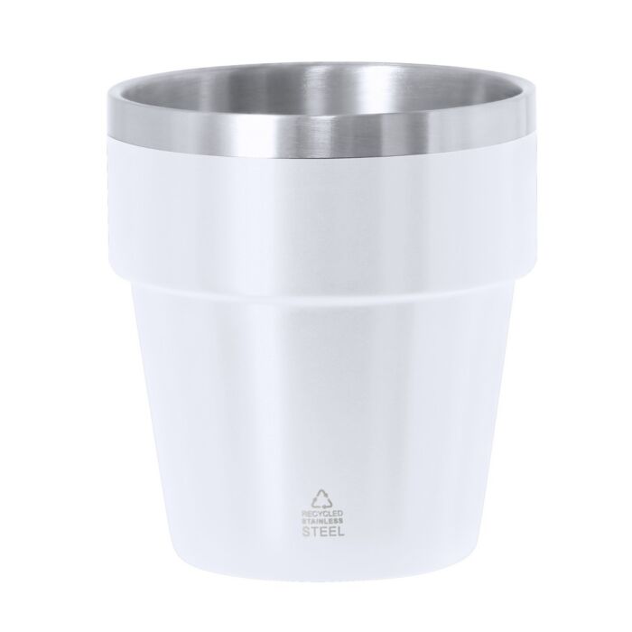 Kubek 250 ml ze stali nierdzewnej z recyklingu Kubek 250 ml ze stali nierdzewnej z recyklingu