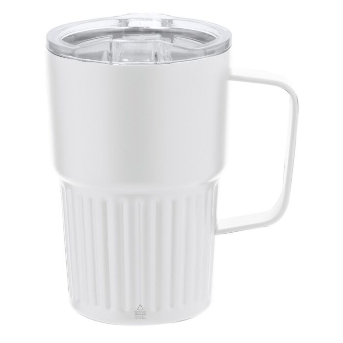 Kubek termiczny 450 ml ze stali nierdzewnej z recyklingu Kubek termiczny 450 ml ze stali nierdzewnej z recyklingu