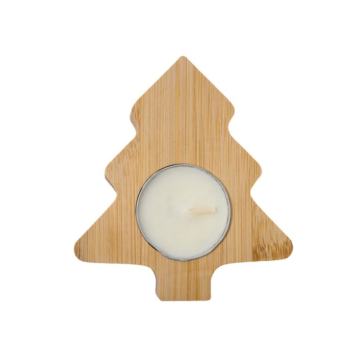Świecznik ze świeczką tealight Comet, beżowy