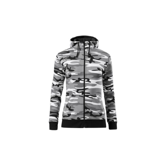 Camo Zipper Bluza damska