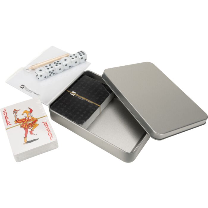 Zestaw do gry w karty i kości MURRAY Schwarzwolf