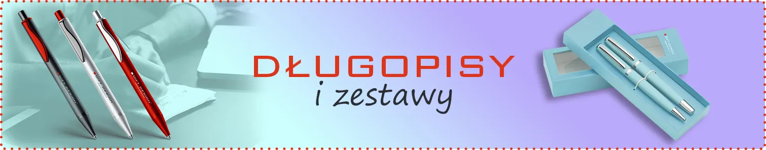 Długopisy reklamowe, zestawy